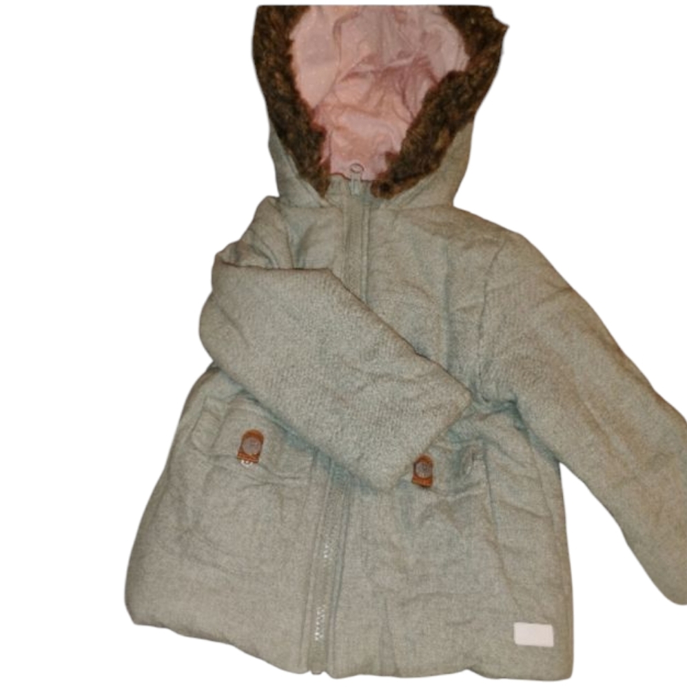 Koala Kids Green Jacket with Pink Lining